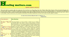 Desktop Screenshot of healingmatters.com